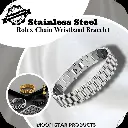 Silver Chain Bracelet - Unisex Stylish Accessory (1pc)