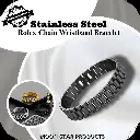 Black Chain Bracelet - Unisex Accessory (1pc)