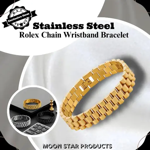 Golden Chain Bracelet - Unisex Stylish Accessory (1pc)