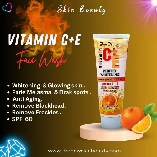 Vitamin C & E Face Wash.